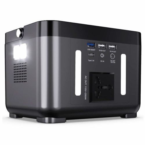 DBPOWER Portable Power Station; Peak 350W Backup Lithium Battery 250Wh 110V Pure Sine Wave AC Outlet for Emergency Outdoor Camping Fishing Hunting CPA DBPOWER Portable Power Station; Peak 350W Backup Lithium Battery 250Wh 110V Pure Sine Wave AC Outlet for Emergency Outdoor Camping Fishing Hunting CPA