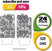 Pack of 24 Camouflage print Men's Large size Working Gloves with Cotton Knit Wrist Made of Polycotton Men's Jersey Gloves for Construction Hunting Gar