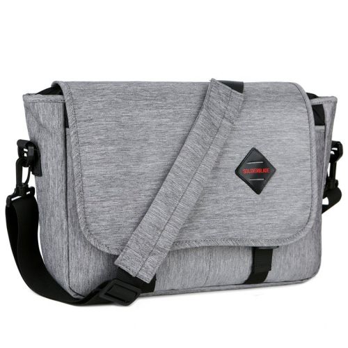 Large Capacity Men's Shoulder Solid Color Oxford Cloth Vintage Leisure Crossbody Bag